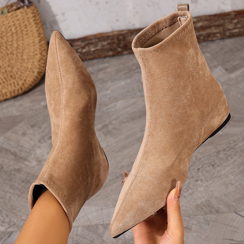 Sock Boot Women - Zimowe, modne botki plus size 2025,