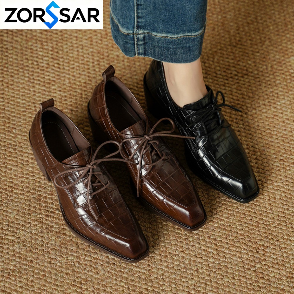 Oxford Lace Up Women - Damskie buty ze skóry naturalnej, kolekcja