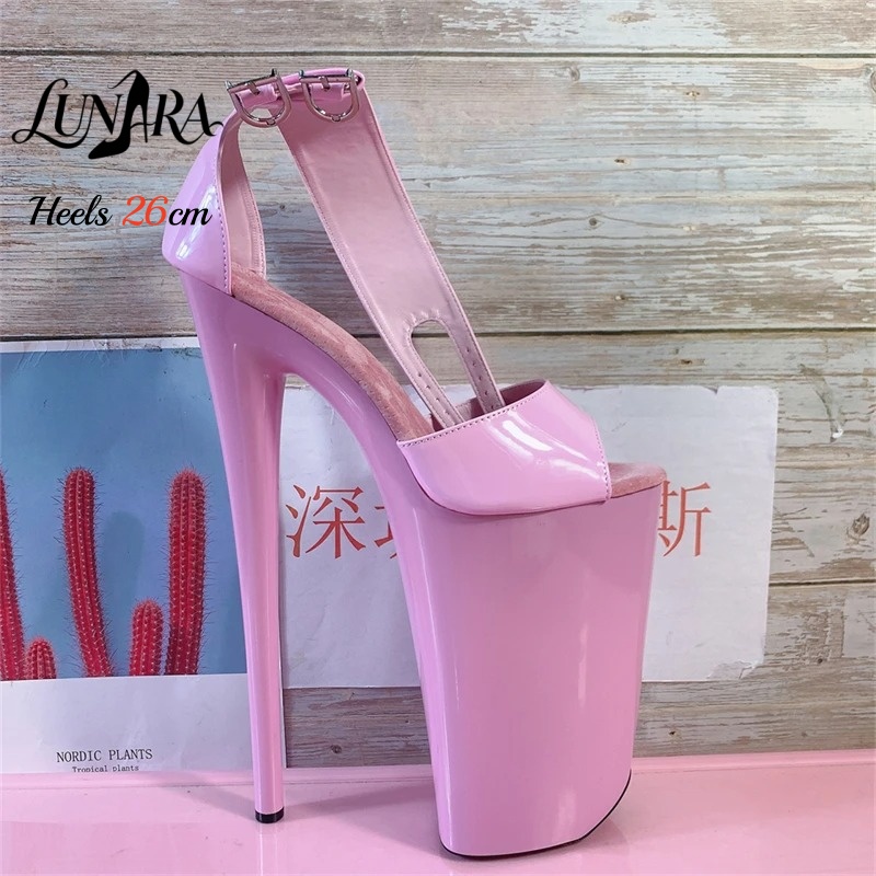 Różowe lakierowane sandały na  – Women'S Shoes Quality recenzja i cena