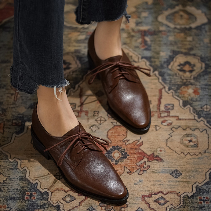 LIHUAMAO – damskie buty ze skó – Oxford Lace Up Women recenzja i cena